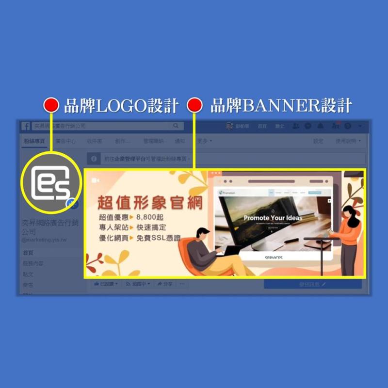 奕昇網頁設計平面企業LOGO及CI形象設計